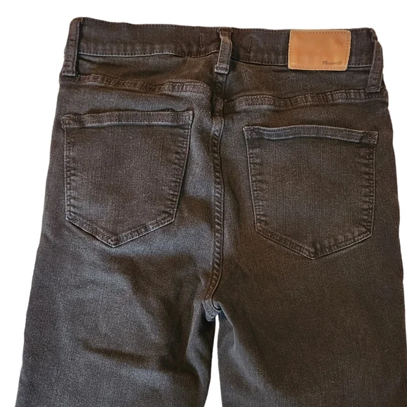 Madewell Roadtripper Black Mid-rise Skinny Jeans, ankle length size 27 - Picture 10 of 13